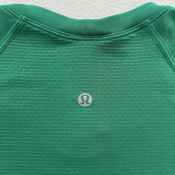 Lululemon Solid Kelly Green Swiftly Tech Long Sleeve 2.0 Race Length Shirt Top 4 - Picture 7 of 8